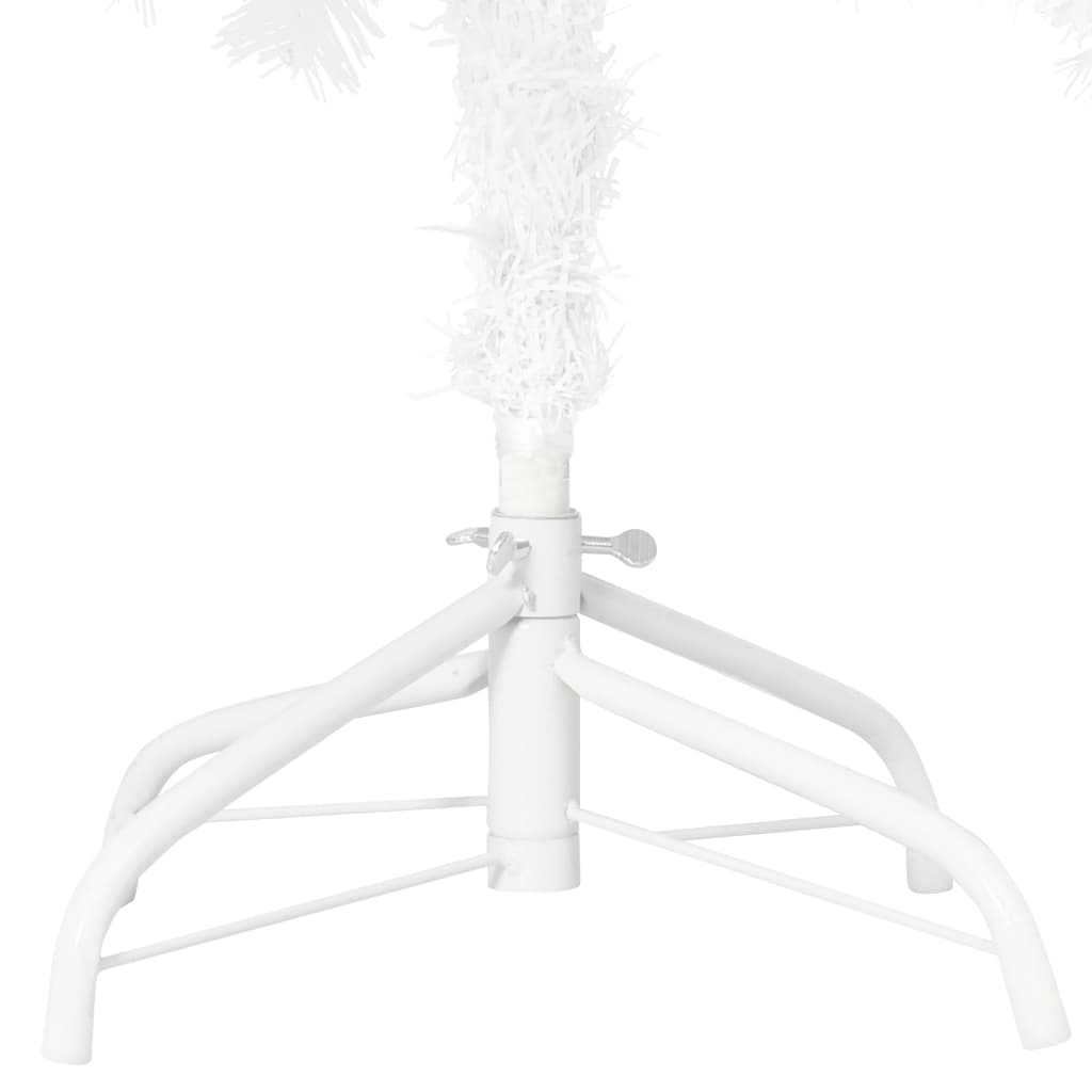 Dirbtinė Kalėdų eglutė, balta, 180cm, tikrų spyglių imitacija | Stepinfit