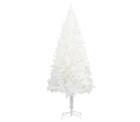 vidaXL Künstlicher Weihnachtsbaum Naturgetreue Nadeln Weiß 180 cm