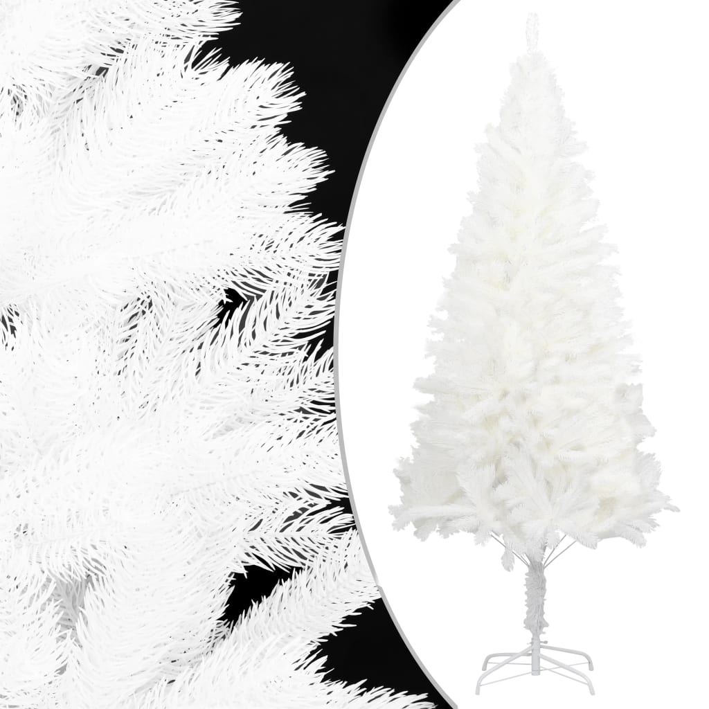 vidaXL Pom de Crăciun artificial, ace cu aspect natural, alb, 180 cm vidaXL