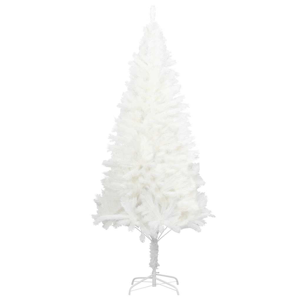 vidaXL Kunstkerstboom met levensechte naalden 210 cm wit afbeelding