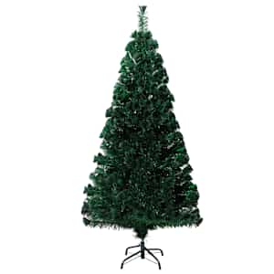 Umělý vánoční stromek se stojanem zelený 120 cm optické vlákno - obrázek 4