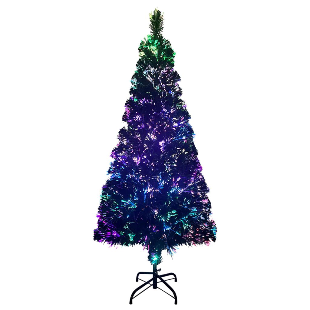 

vidaXL Kunstkerstboom met standaard 180 cm optische vezel groen