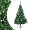vidaXL kunstkuusk alusega, roheline, 210 cm, PVC