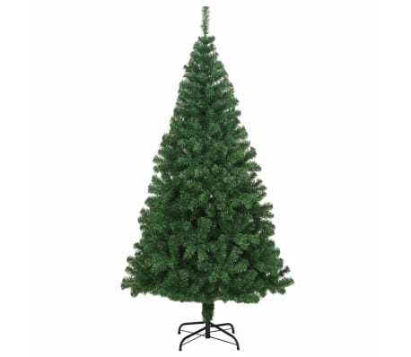 vidaXL Árbol de Navidad artificial con ramas gruesas PVC verde 210 cm