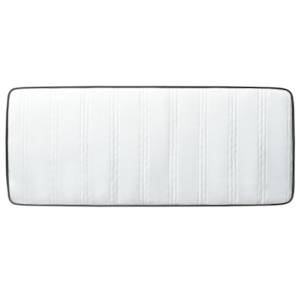 Postel boxspring tmavě šedá textil 90 x 200 cm - obrázek 10
