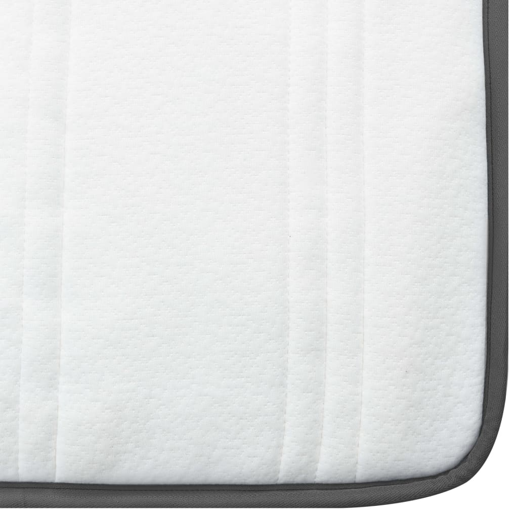 Postel boxspring tmavě šedá textil 100 x 200 cm - obrázek 15