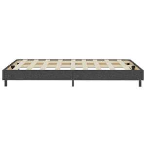 Postel boxspring tmavě šedá textil 120 x 200 cm - obrázek 5