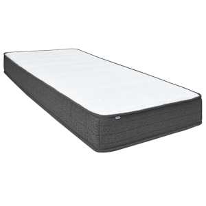 Postel boxspring tmavě šedá textil 180 x 200 cm - obrázek 6