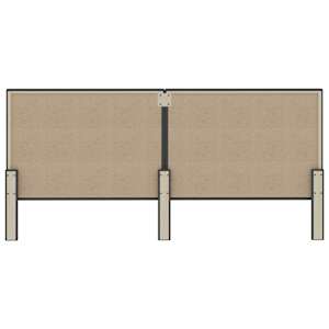 Postel boxspring tmavě šedá textil 200 x 200 cm - obrázek 16