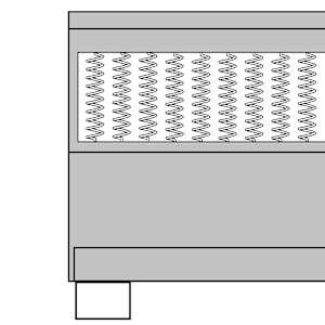Postel boxspring tmavě šedá textil 200 x 200 cm - obrázek 10