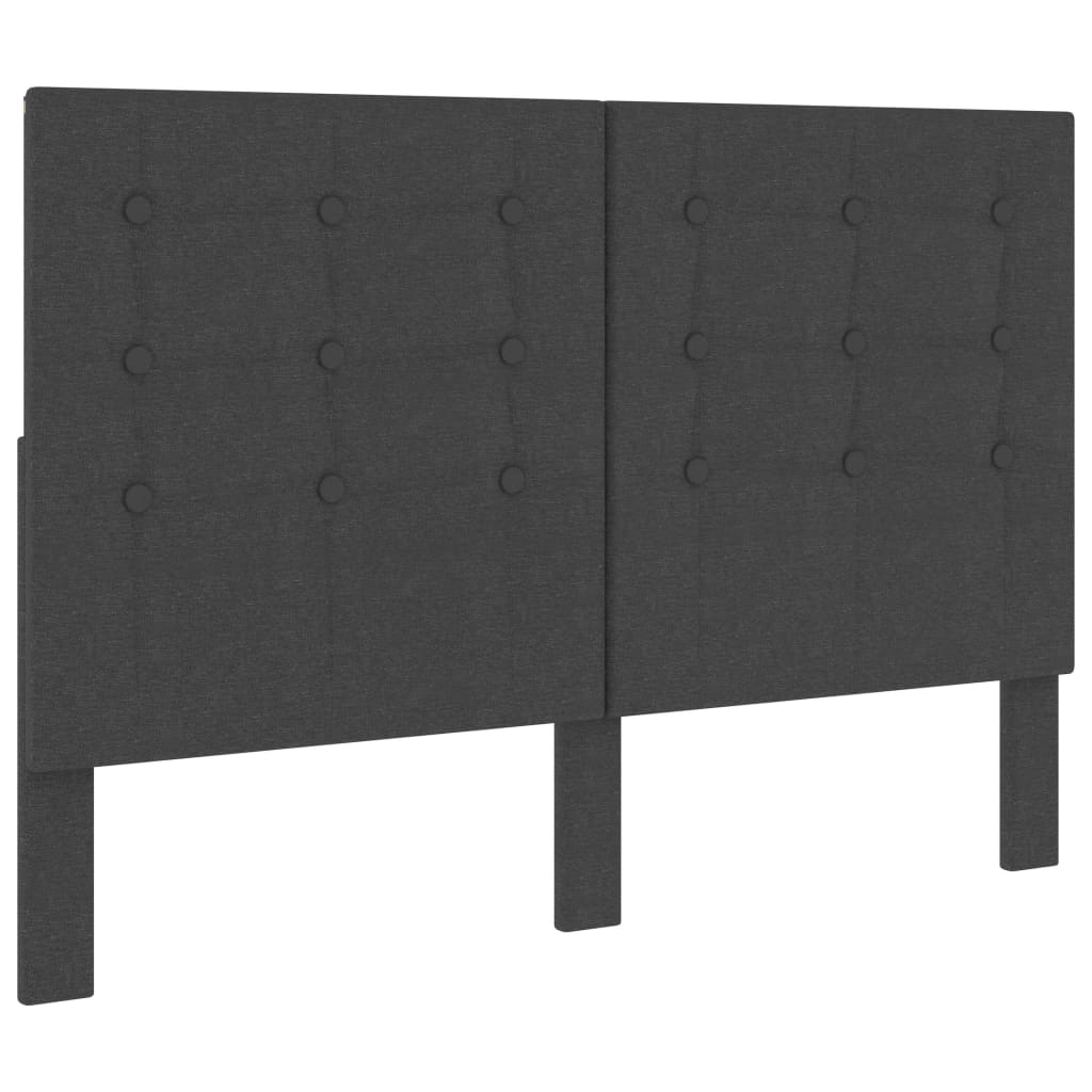 Postel boxspring tmavě šedá textil 140 x 200 cm - obrázek 15
