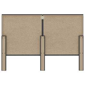 Postel boxspring tmavě šedá textil 140 x 200 cm - obrázek 8