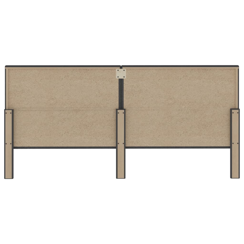 Postel boxspring tmavě šedá textil 200 x 200 cm - obrázek 16