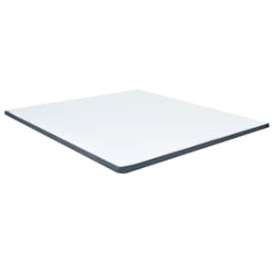 Postel boxspring tmavě šedá textil 200 x 200 cm - obrázek 11