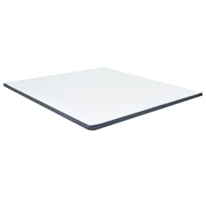 Postel boxspring tmavě šedá textil 200 x 200 cm - obrázek 11