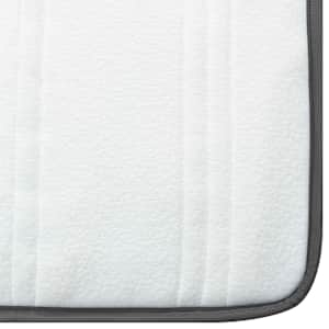 Postel boxspring tmavě šedá textil 100 x 200 cm - obrázek 13