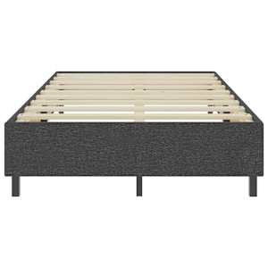 Postel boxspring tmavě šedá textil 120 x 200 cm - obrázek 4