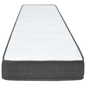 Postel boxspring tmavě šedá textil 120 x 200 cm - obrázek 9