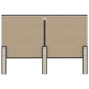 Postel boxspring tmavě šedá textil 160 x 200 cm - obrázek 16