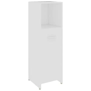 vidaXL vannitoakapp valge 30 x 30 x 95 cm tehispuit