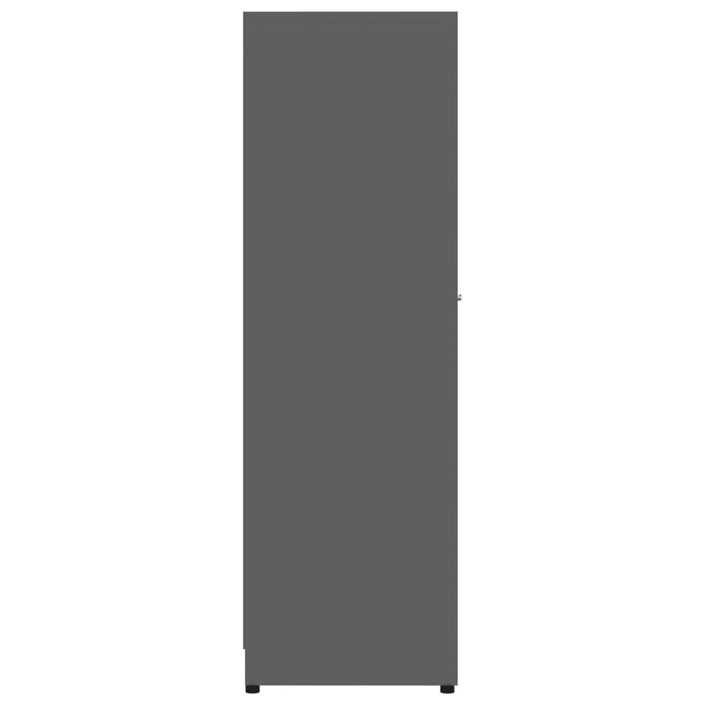 Badezimmerschrank Grau 30x30x95 cm Spanplatte