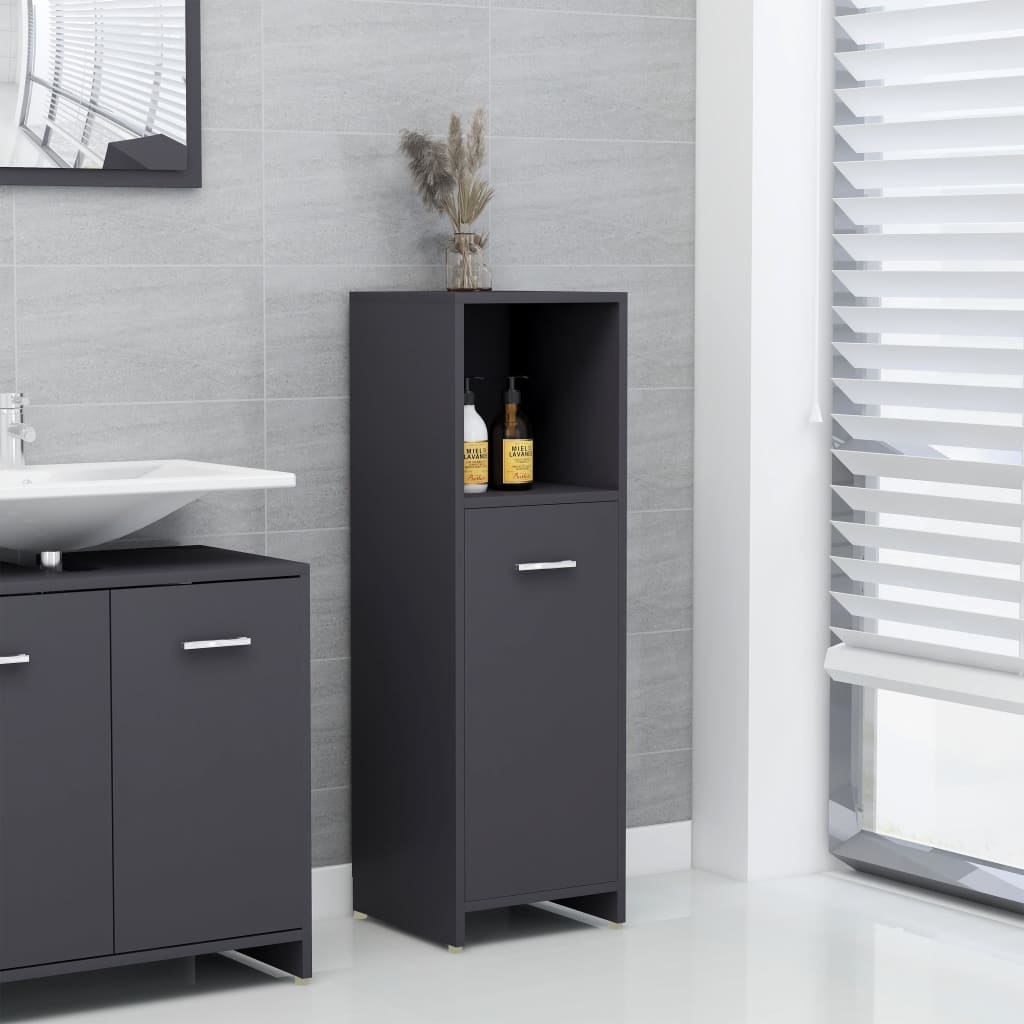 Armario de baño,Mueble Baño madera contrachapada color roble