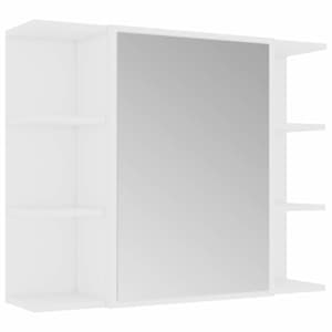 vidaXL vannitoa peeglikapp valge 80 x 20,5 x 64 cm tehispuit