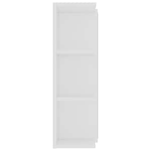 Koupelnová skříňka se zrcadlem bílá 80 x 20,5 x 64 cm kompozit - obrázek 7