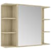 vidaXL vannitoa peeglikapp Sonoma tamm 80x20,5x64 cm tehispuit