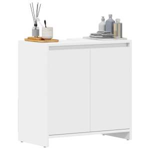 Koupelnová skříňka bílá 60 x 33 x 61 cm kompozitní dřevo - obrázek 4