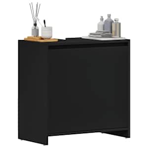 Koupelnová skříňka černá 60 x 33 x 61 cm kompozitní dřevo - obrázek 4
