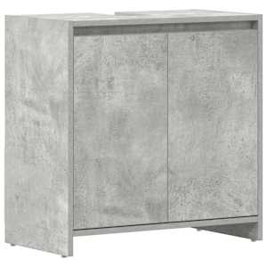 vidaXL vannitoakapp betoonhall 60 x 33 x 60 cm tehispuit