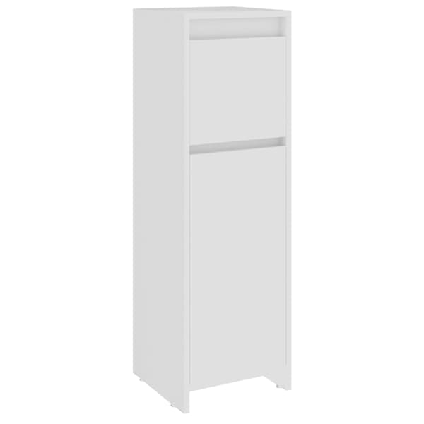 vidaXL vannitoakapp valge 30 x 30 x 95 cm tehispuit
