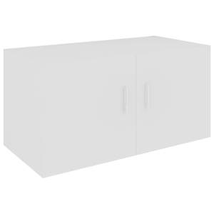 vidaXL seinakapp, valge, 80 x 39 x 40 cm, tehispuit