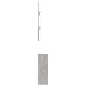 Nábytek do předsíně betonově šedý 100x25x76,5 cm dřevotříska - obrázek 6