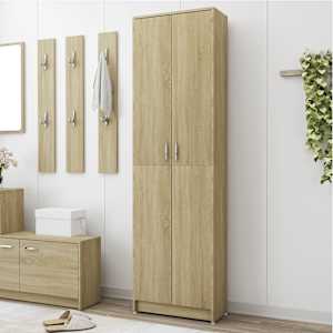 vidaXL esiku garderoob Sonoma tamm 55 x 25 x 189 cm tehispuit