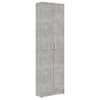 vidaXL esiku garderoob betoonhall 55x25x189 cm tehispuit
