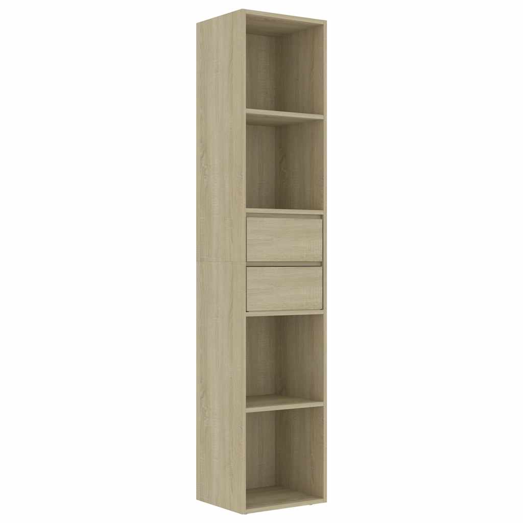 vidaXL Knihovna dub sonoma 36 x 30 x 171 cm kompozitní dřevo