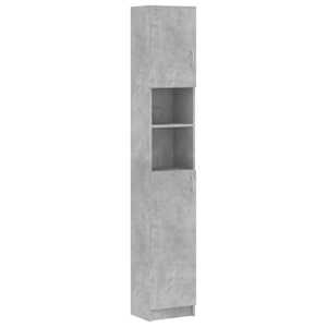 vidaXL vannitoakapp betoonhall 32x25,5x190 cm tehispuit