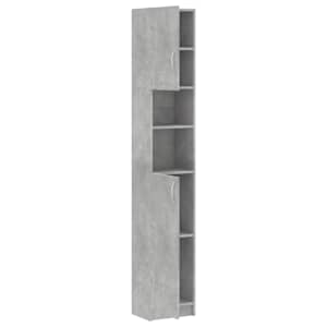Koupelnová skříňka betonově šedá 32x25,5x190cm kompozitní dřevo - obrázek 6