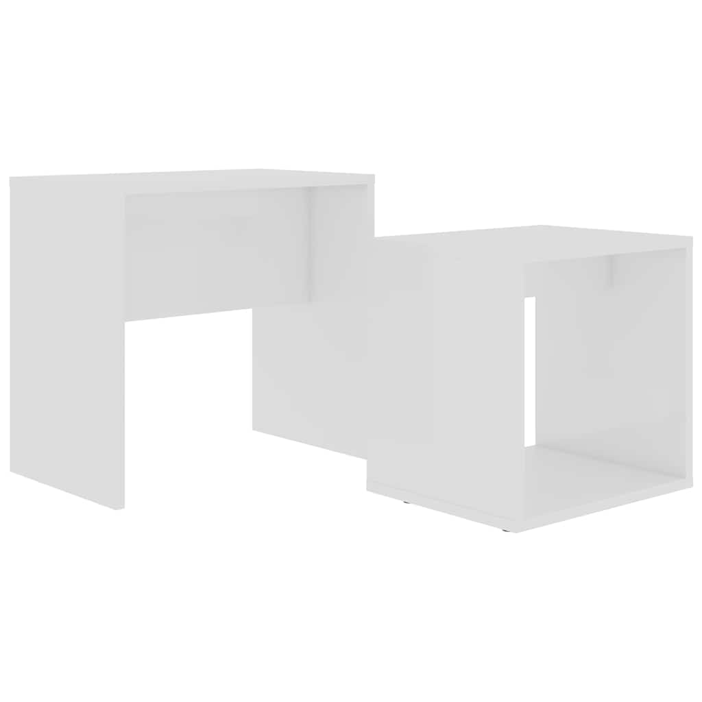 vidaXL Set konferenčních stolků bílý 48 x 30 x 45 cm kompozitní dřevo