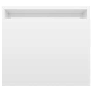 Set konferenčních stolků bílý vysoký lesk 100x48x40 cm kompozit - obrázek 6