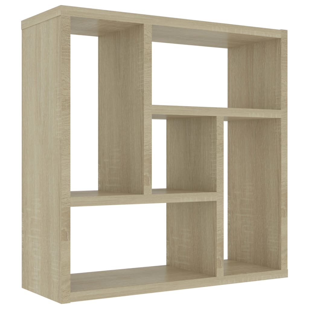 

vidaXL Wall Shelf Sonoma Oak 17.8"x6.3"x17.8" Engineered Wood