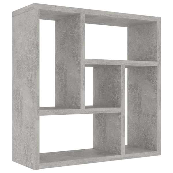 vidaXL seinariiul, betoonhall, 45x16x45 cm, tehispuit