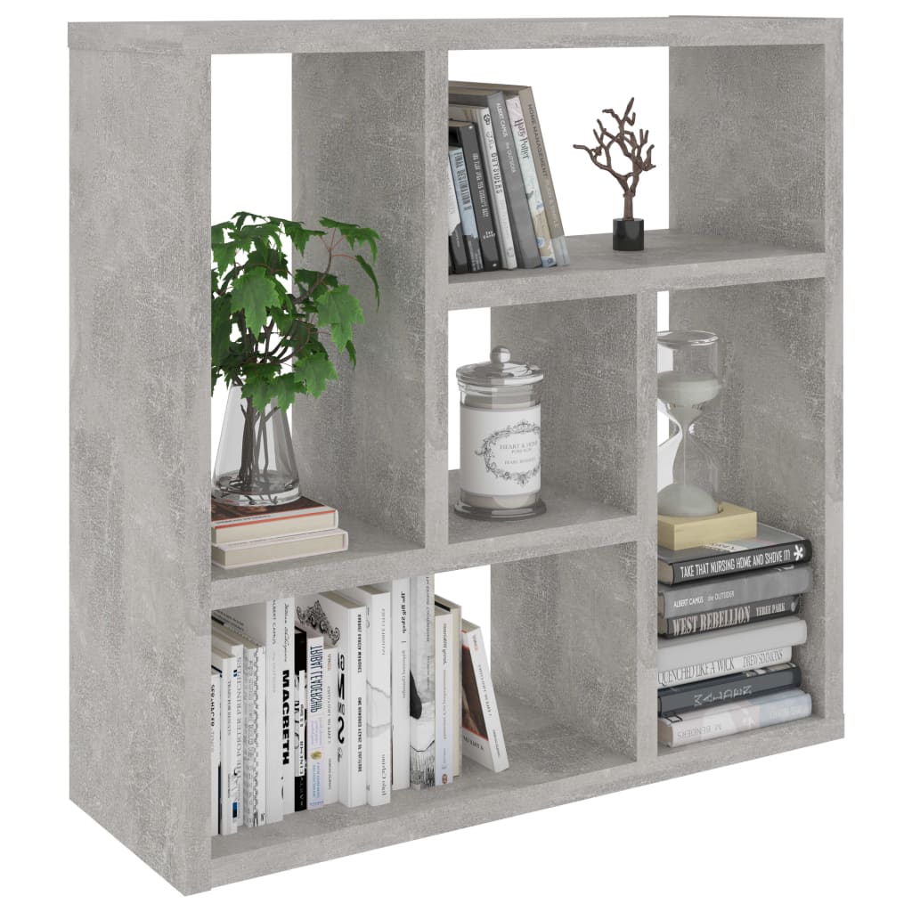 

vidaXL Wandschap 45,1x16x45,1 cm spaanplaat betongrijs