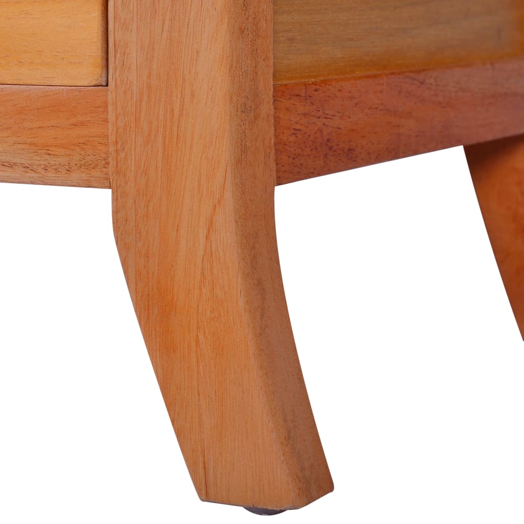 Noptieră, lemn masiv de mahon