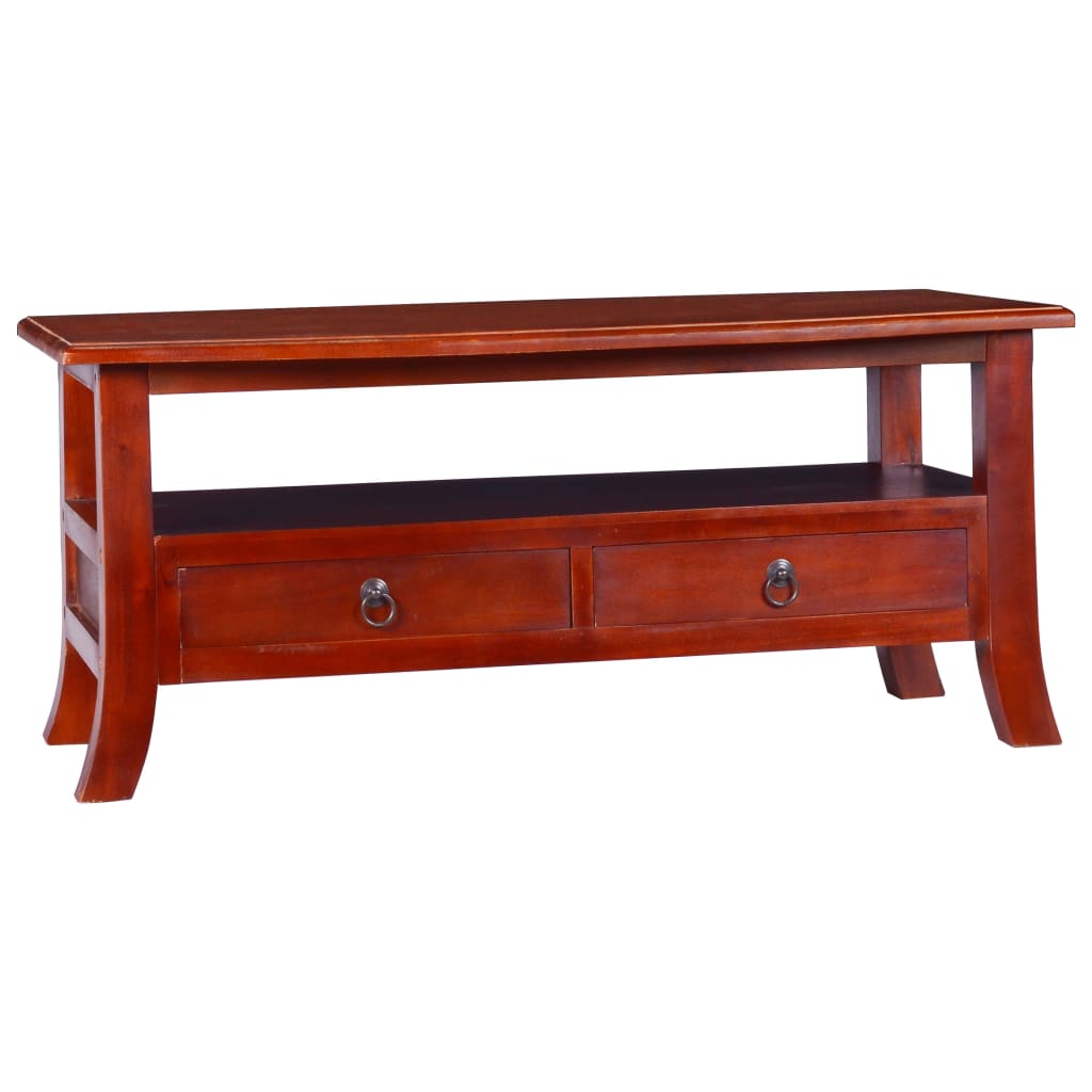 

vidaXL Coffee Table Classical Brown 35.4"x19.7"x15.7" Solid Mahogany Wood
