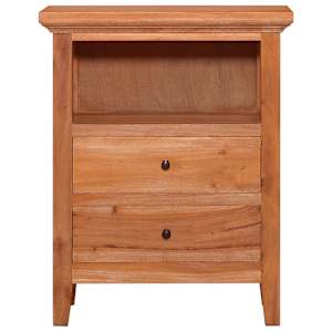 vidaXL Šoninė spintelė, 60x30x75cm, raudonmedžio medienos masyvas