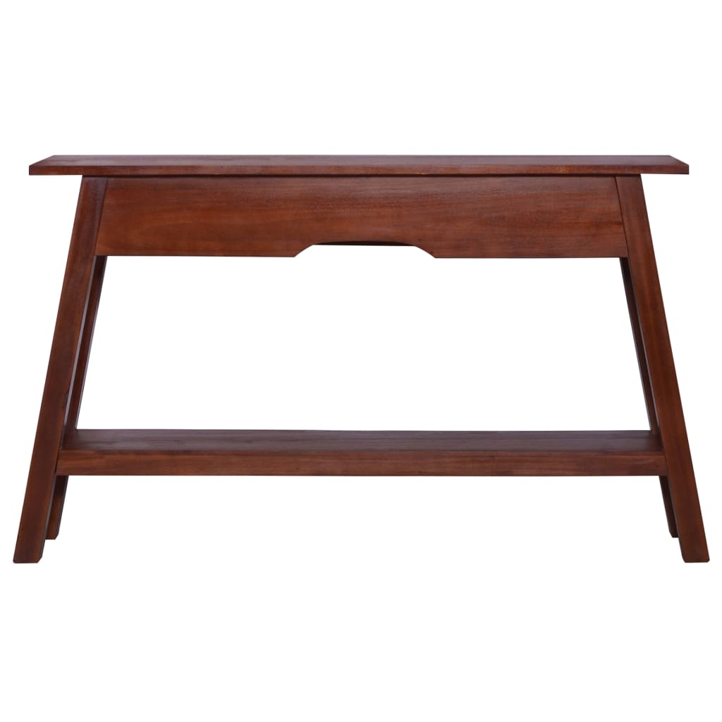 

vidaXL Wandtafel 120x30x75 cm massief mahoniehout klassiek bruin