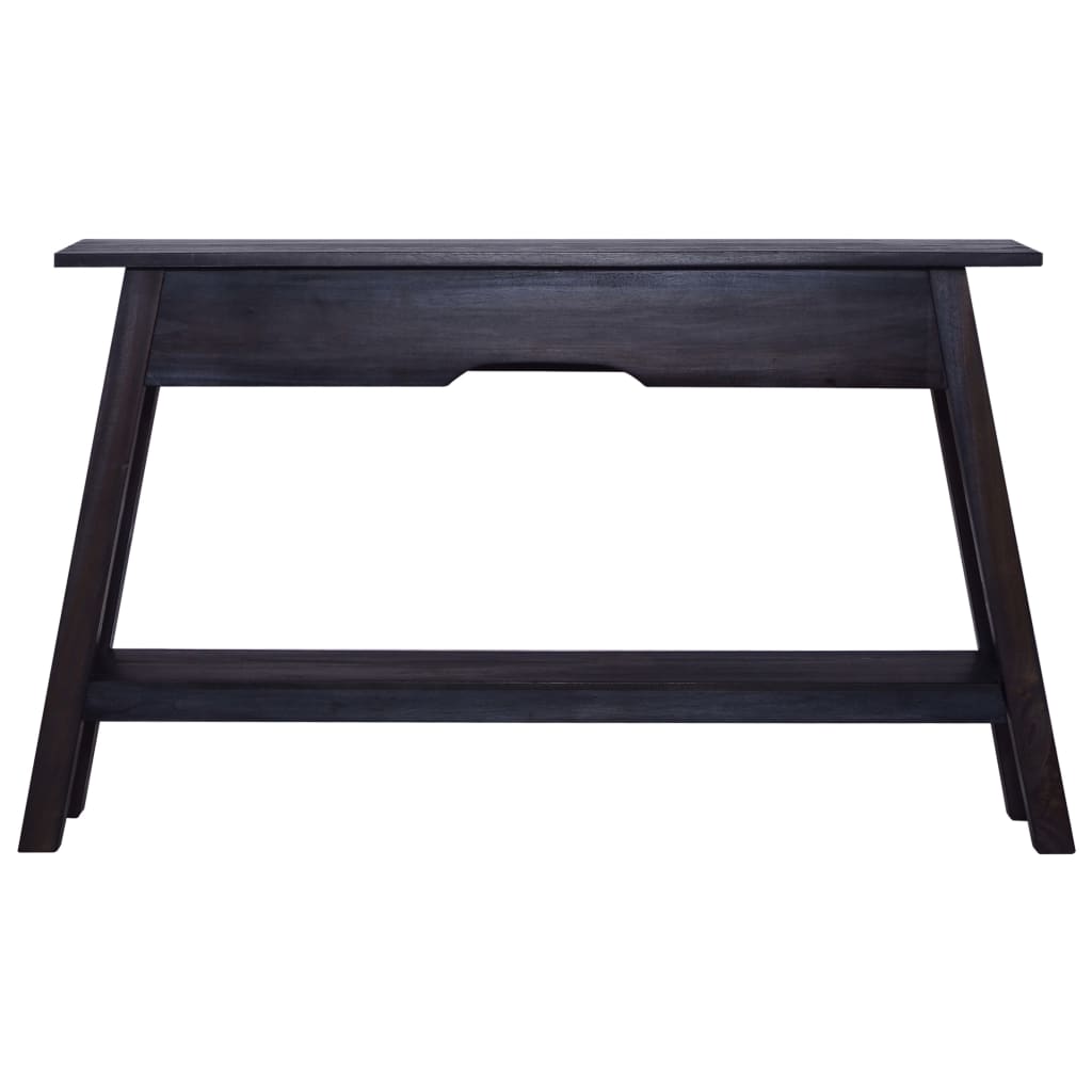 

vidaXL Wandtafel 120x30x75 cm massief mahoniehout zwart